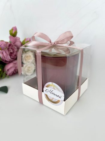 Коробка с прозрачной крышкой 10х10х14 см, белый — изображение 2